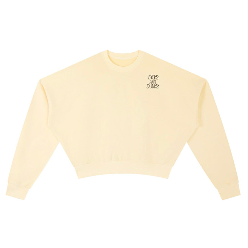 Vintage Washed Cropped Sweatshirt