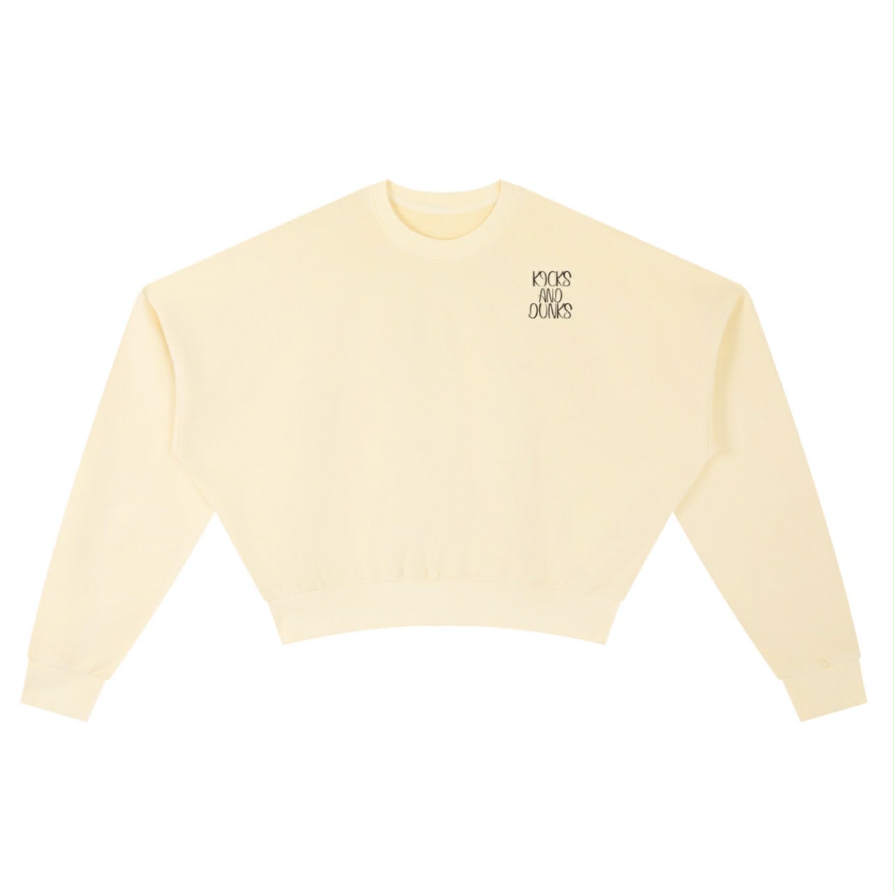 Vintage Washed Cropped Sweatshirt